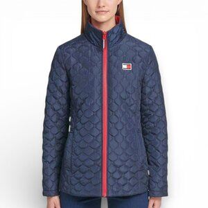 Tommy Hilfiger Women’s S Navy 3-In-1 All Weather System Quilted Puffer Jacket